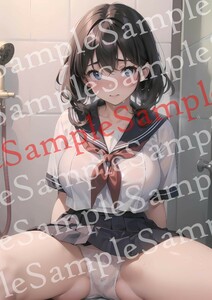 No.51-19 【全て一点物】 美女ポスター A4サイズ 高画質 光沢紙 美少女 イラスト アート コスプレ グラビア セクシー 下着 美乳 美尻