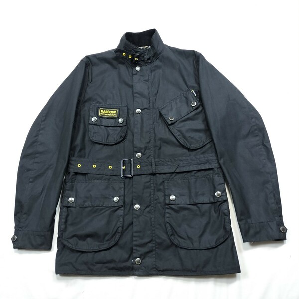 ほぼ新品　Barbour international SL　L オイルドジャケット バブアー　インターナショナル　スリム