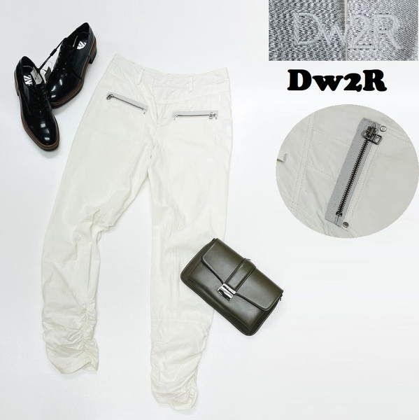【36】Dw2R ホワイトパンツ レディース カジュアル 通勤フェミニン大人可愛い 個性的 デイリー マツオ センソユニコ ディダヴルトゥアール