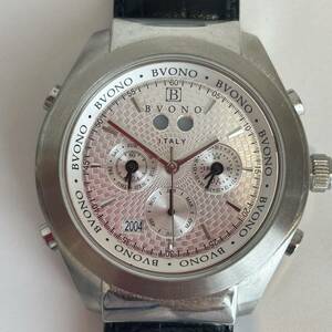 ■ 《稼働品》 BVONO ボーノ B-5502 クロノグラフ 自動巻き 腕時計