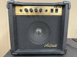 ●Aria Pro Ⅱ ギターアンプ AG-20 アリア プロ アンプ Guiter Amplifier ※通電のみ確認