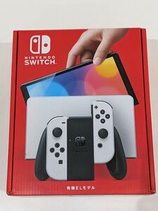 ☆1円スタート! 【美品】Nintendo Switch本体 有機ELモデル Joy-Con(L)/(R)ホワイト/ニンテンドースイッチ/ドックホワイト※通電確認済み