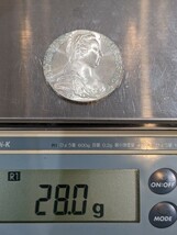 ☆【2点 まとめ】マリア・テレジア ターラー銀貨 プルーフ リストライク オーストリア 銀貨 約28g 40.94mm _画像9
