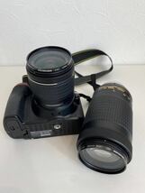 ■【通電確認済】Nikon ニコン D5300 AF-P18-55mm VR AF-P70-300mm VR kit NIKKOR 一眼レフ ブラックボディ付属品 箱付き　1円スタート_画像3