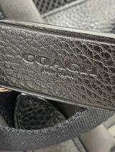 ★ 【美品】COACH コーチ リュック バックパック シグネチャー フェイク レザー ベージュ×ブラック色_画像3