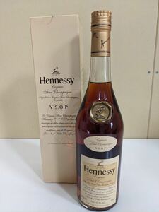 ●☆⑦【1円スタート! 未開封】Hennessy ヘネシー VSOP ファインシャンパーニュ クリアボトル 700ml 40% ブランデー コニャック V.S.O.P 