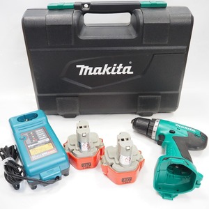 Th543791 マキタ 充電式ドライバドリル M655D 12V バッテリー×2 充電器付き makita 中古