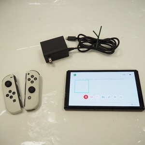 Th546571 任天堂 Nintendo Switch ニンテンドースイッチ 有機ELモデル HEG-S-KAAAA (HEG-001）ホワイト 中古