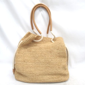 KRTh548851 ヘレンカミンスキー トートバッグ 天然草木 BILBAO TOTE 37084 ベージュ系 レディース HELEN KAMINSKI 中古