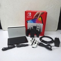 Ft604551 任天堂 ゲームハード Nintendo Switch ニンテンドースイッチ 有機ELモデル HEG-S-KAAAA ホワイト Nintendo 中古_画像1