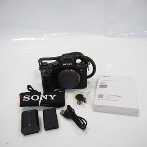 Th962371 Sony цифровой беззеркальный однообъективный камера α7 III ILCE-7M3 корпус только shutter частота : примерно 2 900 раз слабый sony прекрасный товар * б/у 