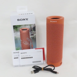 Ts780591 ソニー スピーカー ワイヤレススピーカー SRS-XB23 レッド sony 美品