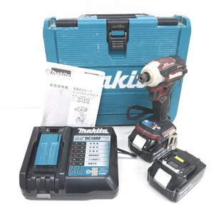 IT40861 マキタ インパクトドライバ TD171D バッテリー2個付き makita 中古