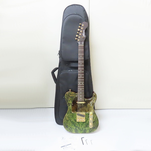 Ts535471 ギター モモセ ストラトキャスター MT-Premium/BM GRN-GRD-MAT ディバイザー momose 超美品