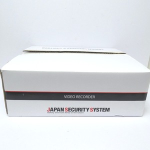 Dz791003 Japan crime prevention system video recorder JS-RH2004 unused * breaking the seal goods 