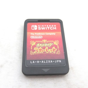 KR54695 任天堂 ゲームソフト スイッチ用ゲームソフト ポケットモンスター スカーレット Nintendo 中古