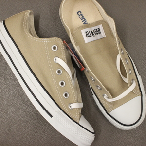 コンバース キャンバス オールスター カラーズ OX ベージュ 24.5cm(US5.5) 新品 未使用 CONVERSE CANVAS ALL STAR COLORS OX 1CL129 BEIGE