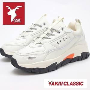 アキクラシック アーバン トラッカー AKC0003 CREAM 24.0cm 新品 未使用 AKIII CLASSIC URBANTRACKER 韓国ファッション 厚底スニーカー