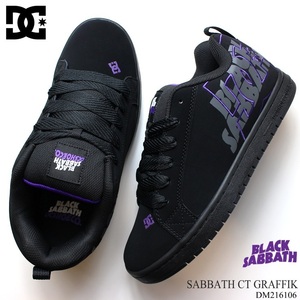 DC SHOES SABBATH CT GRAFFIK DM216106 XKKS ディーシーシューズ コートグラフィック ブラック サバス スケボ スケートボード 27.5ｃｍ