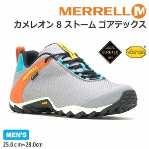 新品 未使用 メレル カメレオン 8 ストーム ゴアテックス 26.5cm MERRELL CHAMELEON 8 STORM GORE-TEX 500379 GREY グレー