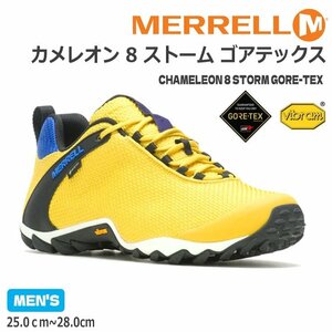 新品 未使用 メレル カメレオン 8 ストーム ゴアテックス 27.0cm MERRELL CHAMELEON 8 STORM GORE-TEX 500381 YELLOW イエロー