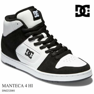 新品 未使用 DC スニーカー 28.0cm DC SHOES MANTECA 4 HI DM232001 WBK マンテカ コート系 スケーター スケート