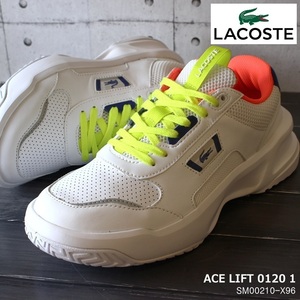 ラコステ レディース スニーカー LACOSTE ACE LIFT 0120 1 SF00200-X96 38A(24.0cm) 白 スニーカー レトロハイテクスニーカー