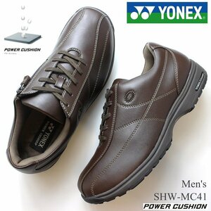  новый товар не использовался Yonex прогулочные туфли 27.0cm YONEX энергия подушка MC41 SHW-MC41 темно-коричневый повседневная обувь 