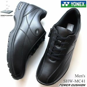  новый товар не использовался Yonex прогулочные туфли 25.5cm YONEX энергия подушка MC41 SHW-MC41 черный повседневная обувь 