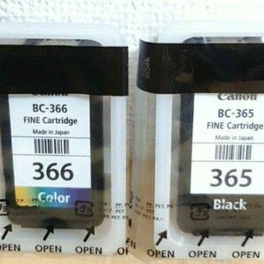 Canon　キャノンインク　純正インク　BC365　BC366　各1個　FINEカートリッジ TS3530 インクカートリッジ