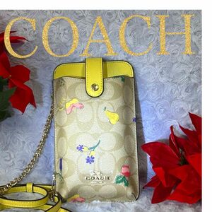 COACH スマホショルダーバッグ新品