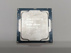 Core i5-7400 3.0Ghz 4c4t LGA1151 中古取り外し品