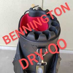 ■BENNINGTON■DRY-QOカートバッグ 便利なパターポケット　稀少 キャディバッグ