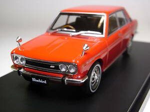 ■ダットサン ブルーバード 1600 SSS(1969) 1/43 国産名車プレミアムコレクション アシェット ダイキャストミニカー ニッサン 日産