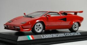 新品 ランボルギーニ カウンタック 1/43 デルプラド カーコレクション 冊子＋ダイキャストミニカー