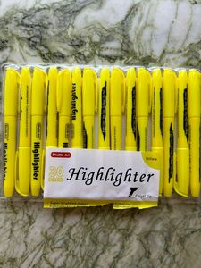 黄色蛍光ペン15本セット