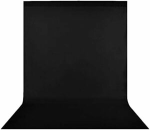 黒 ブラック 布 背景布 暗幕 1.5m x 2.0m ポール対応 バックグラウンド 150x200cm_ブラック ポリエステル 