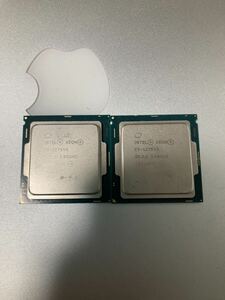 CPU Intel XEON E3-1275V5 2枚セット【売り切り】