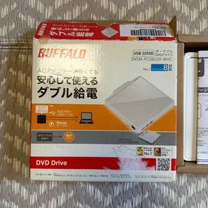 バッファロー BUFFALO ポータブルDVDドライブ DVSM-PC58U2V-WHC