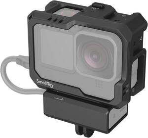 SMALLRIG Hero12 / Hero11 / Hero 10 / Hero 9 GoPro 用ブラック ケージ GoPro