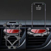 ハイゼット トラック S500P/S510P スマホ 携帯 ホルダー エアコン吹き出し口 装着簡単クリップ式 全3 色 選択式 _画像5