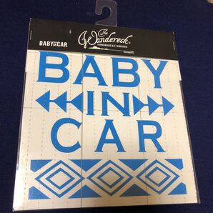 BABY IN CAR NATIVE スカイ カッティング ステッカー