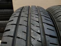 155/65R13 DUNLOP ENASAVE EC204 ほぼ新品 新車外し 2018年製 夏タイヤ 4本 _画像2