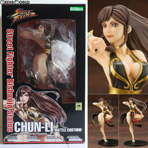 【中古】[FIG]STREET FIGHTER美少女 春麗(チュンリー) -BATTLE COSTUME- ストリートファイター 1/7 完成品 フィギュア(SV197) コトブキヤ(6