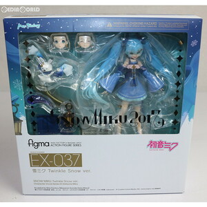 [ б/у ][FIG]figma(figma) EX-037 снег Miku Twinkle Snow ver. герой * Vocal * серии 01 Hatsune Miku конечный продукт передвижной фигурка wa