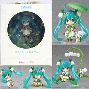 【中古】[FIG]ねんどろいど 493 雪ミク Snow Bell Ver. キャラクター・ボーカル・シリーズ01 初音ミク 完成品 可動フィギュア GOODSMILE ON