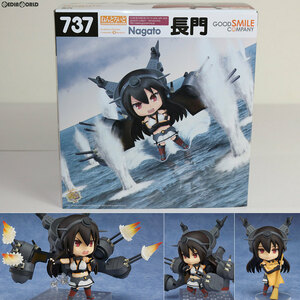 【中古】[FIG]GOODSMILE ONLINE SHOP限定特典付属 ねんどろいど 737 長門(ながと) 艦隊これくしょん -艦これ- 完成品 可動フィギュア グッ