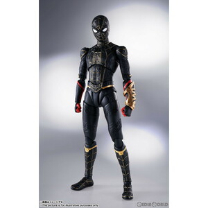 【中古】[FIG]初回特典素面パーツ付属 S.H.Figuarts(フィギュアーツ) スパイダーマン[ブラック&ゴールドスーツ](スパイダーマン:ノー・ウェ