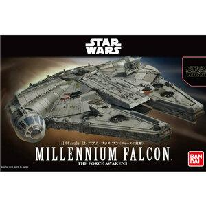 [ used ][PTM]1/144 millenium Falcon ( force. ..) Star * War z plastic model (202288) Bandai (63043695)
