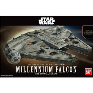 【中古】[PTM]1/144 ミレニアムファルコン(フォースの覚醒) スター・ウォーズ プラモデル(202288) バンダイ(63043695)